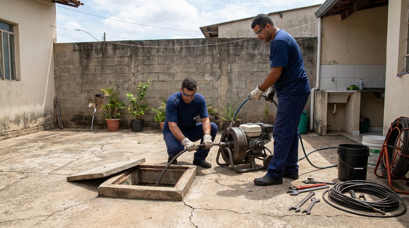 Sucção de Resíduos no Recanto Impla, Carapicuíba‑SP